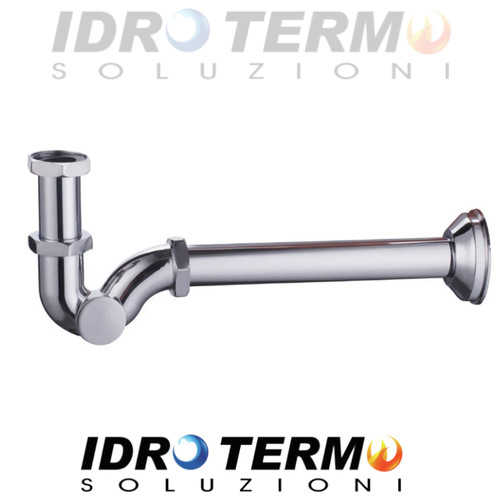 Sifone scarico cromato da - sifone, di