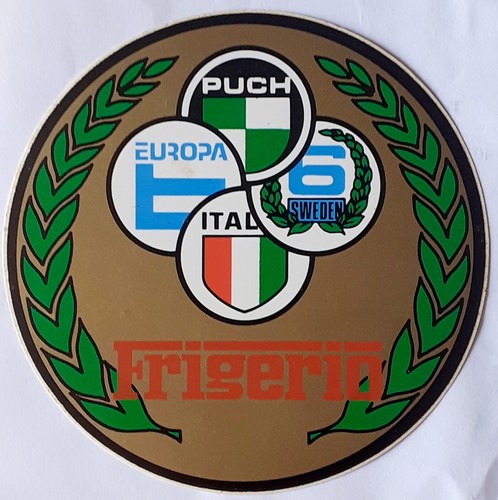 Vecchio adesivo moto old - /,