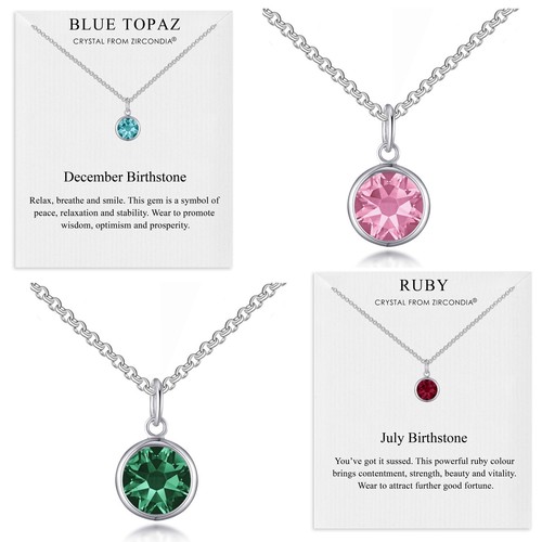 Collane birthstone create con - birthstone,