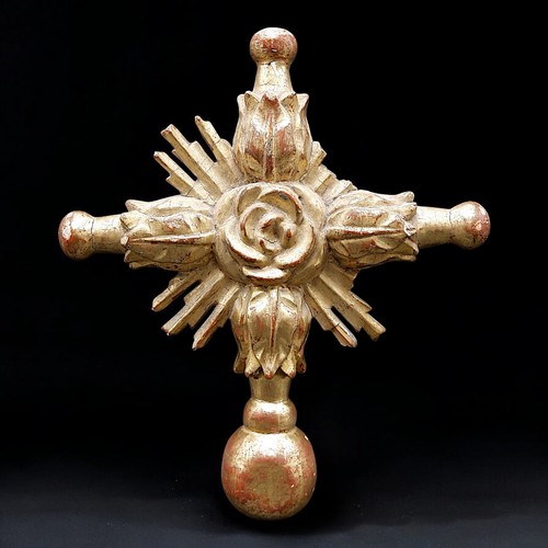 Antico fregio globo croce - antico,