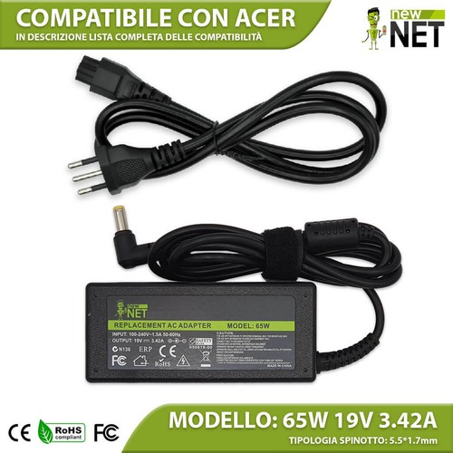 Alimentatore 19v 42a 65w - 3,42a,