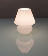 Lampada fungo vetro satinato - fungo,