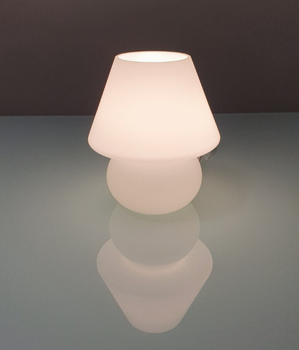 Lampada fungo vetro satinato - fungo,