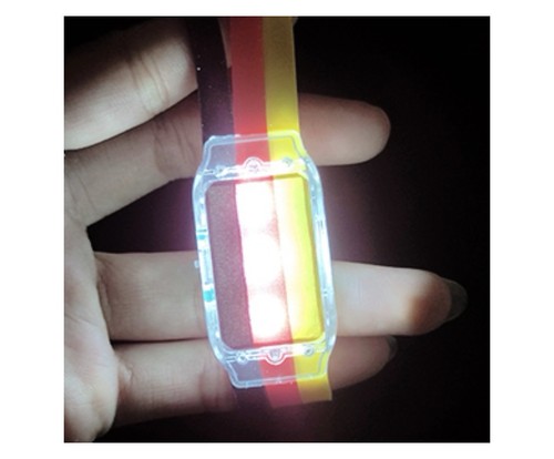 Bracciale ventola led silicone - bracciale,