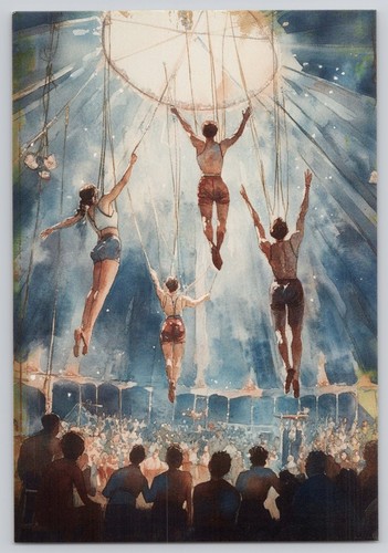 Cartolina big top - top, trapezio