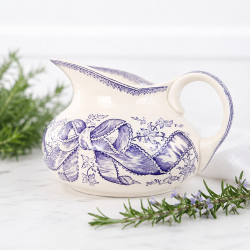 Antique sarreguemines pitcher - sarreguemines,