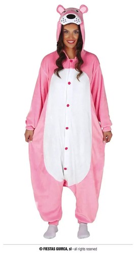 Costume tuta gatto rosa 44 - costume,