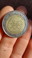 Moneta due euro rara - due,
