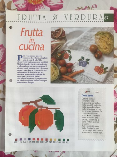 Schema punto croce ricamo - schema,