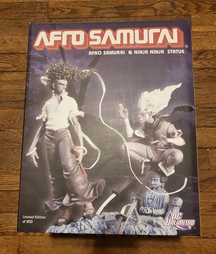 Statua afro samurai ninja - statua,