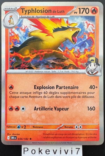 Carte pokemon typhlosion - carte,