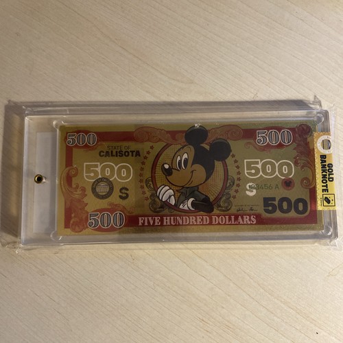 Banconota topolino gold - banconota,