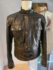 Giacca pelle nera antica