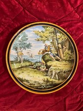 PIATTO IN MAIOLICA GINORI GIA ESPOSTO PALAZZO MOLARONI 