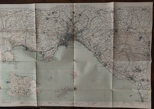 Mappa golfo napoli - mappa, di