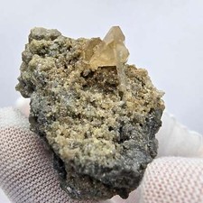 Rara calcite dioptasio su - calcite, uv,