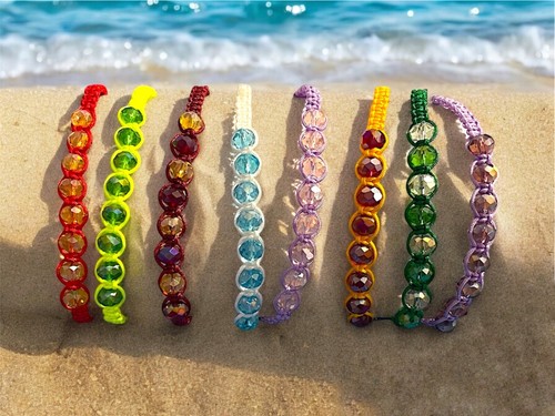 Braccialetto intreccio macrame