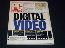 1995 APRIL 11 PC MAGAZINE - DIGITAL VIDEO FRONT COVER - H 8332