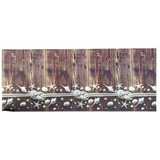 Tappeto Cucina Antiscivolo Stile Marino Legno e Corda - Design Nautico a Metro