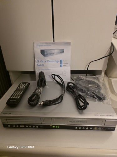 Combi lecteur dvd vhs philips - lecteur,
