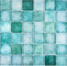 Mosaico Iridescente Turchese