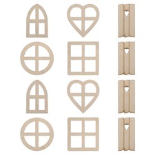 Style wood fairy window door - 5,