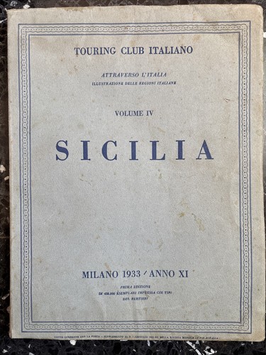 Sicilia 1933 touring club - 1933,