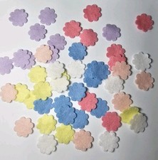 50 fiori feltro fustellati