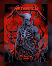Poster Metallica Melbourne