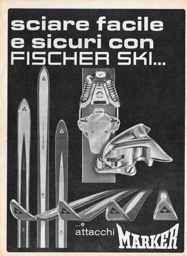 Fischer ski attacchi marker - e,