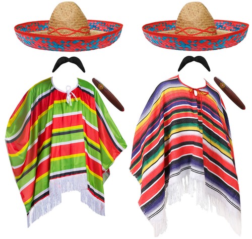 Poncho sombrero messicano - sombrero,