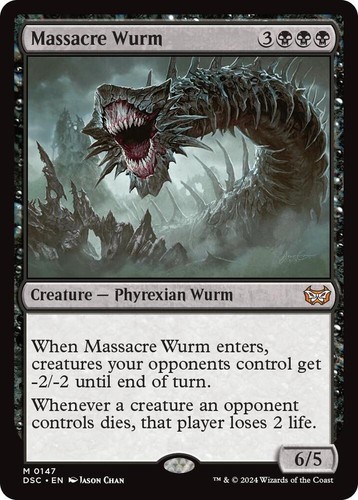 Massacre wurm mtg - massacre, commander