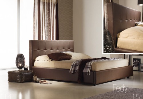Letto imbottito mod fedy - imbottito, mod.fedy