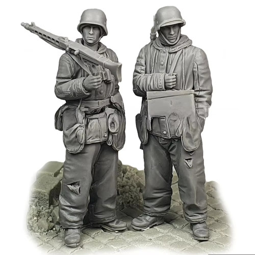 Ww2 squadra tedesca mg - 1/35, mg-42