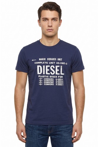 Diesel shirt uomo - t-shirt, blu