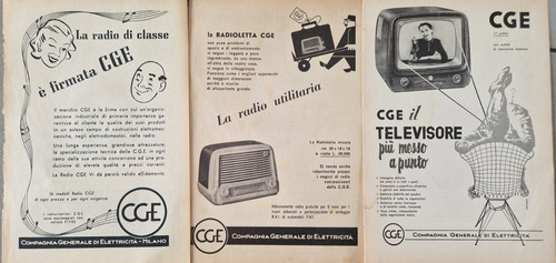 Cge radio televisore lotto - cge,
