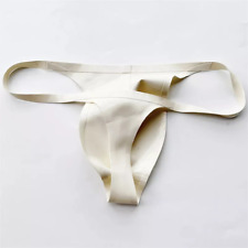 Pantaloncino pantaloncino uomo bianco e nero lattice gomma perizoma fetish cosplay BDSM 0,4mm