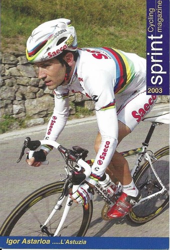 Cartolina ciclismo igor - cartolina,