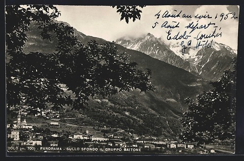 Cartolina edolo panorama - edolo,,
