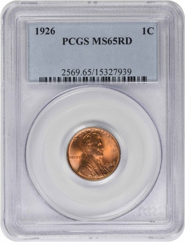Centesimo lincoln 1926 ms65rd - 1926,