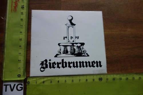 Vecchio adesivo birrificio