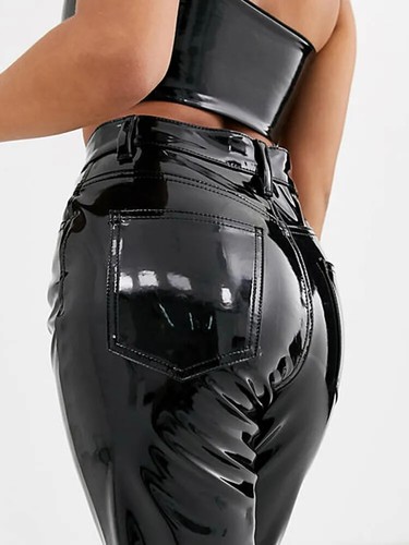 Pantaloni donna vita alta