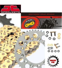 Adatto a Honda CBR1100 XX-V-Y,1-7 Blackbird 97-07 ORO X-Ring Kit Catena e Pignone