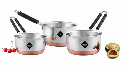 Set acciaio inox rame - 3,