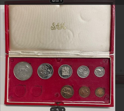 Sudafrica set 8 valori - set,