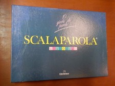 Vecchio gioco da tavolo epoca vintage SCALAPAROLA 10 giochi di parole CLEMENTONI