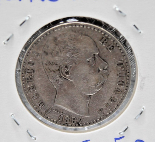 Moneta 1897 italia regno - italia,