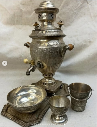 Raro piccolo samovar in - un,