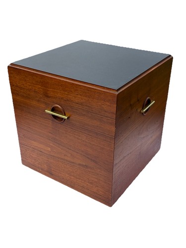 Mcm lane walnut cube end - lane, table