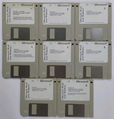 Disquettes 5 microsoft - disquettes,